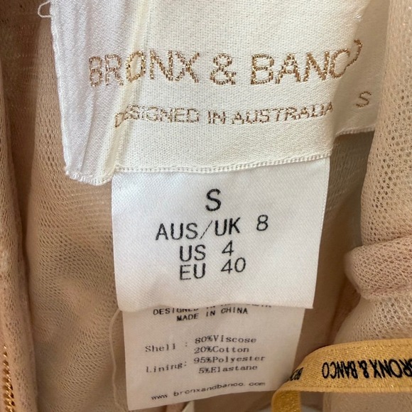 Bronx &‎ Banco Jasmine White Floral Lace Dress NWT Small 🤍Bridal Shower Dream🤍 - Picture 7 of 13